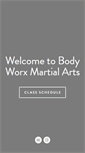 Mobile Screenshot of bodyworxmartialarts.com